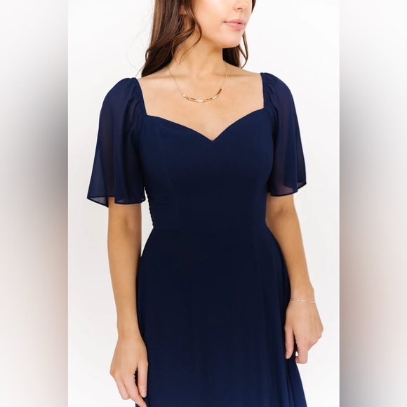 Sierra Sweetheart Maxi Dress | Navy - Picture 2 of 7